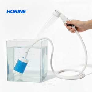 HORINE 휴대용 야외 캠핑 샤워기 무선 샤워펌프